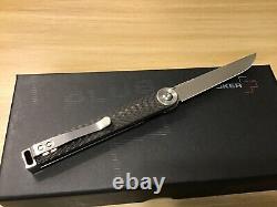 Boker Plus Kaizen, modèle 01BO383, fibre de carbone, S35VN, revendeur agréé