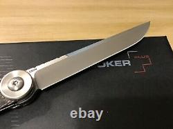 Boker Plus Kaizen, modèle 01BO383, fibre de carbone, S35VN, revendeur agréé