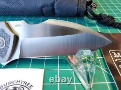 Burchtree Bladeworks Euclid avec manche en titane/CF et couteau de poche pliant M390