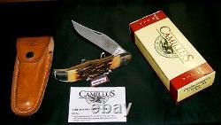 Camillus #6 Couteau Et Gaine Chasseur De Pliage 1980 Apparence Avec Emballage Rare