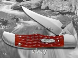 Case XX Kickstart MID Pliing Hunter Knife Red Bone CV Couteaux De Poche 07003