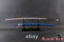 Clay Japonais Trempé Samurai Katana Sword Plié 1095 Carbon Steel Lame