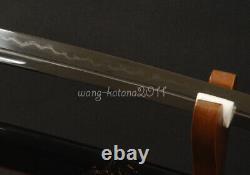 Clay Tempered Polded 15 Fois Japonais Samurai Katana Sword Quench Real Hamon