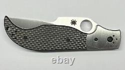 Clean Spyderco Navaja (c147cf) Couteau De Poche Pliant Série Ethnique Rare