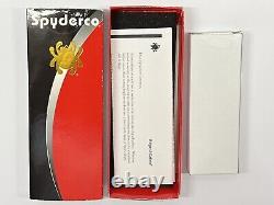 Clean Spyderco Navaja (c147cf) Couteau De Poche Pliant Série Ethnique Rare