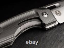 Couteau De Pliage Boker Plus Warbird Frame 3.75 D2 Tool Lame En Acier Poignée En Aluminium