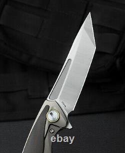 Couteau Pliant Bestech Predator 3.5 S35vn Lame En Acier Titanium/carbon F Poignée