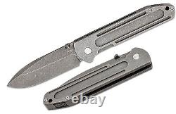 Couteau Pliant Boker Plus Evade 3.48 Poignée En Inox De La Lame De Drop En Acier D2