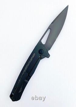 Couteau Pliant De Lance Cmb 3.75 S35vn Lame Titanium / Fibre De Carbone Exc