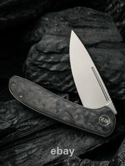 Couteau Pliant Saakshi Couteau 3.25 Cpm-20cv Lame D'acier Poignée De Fibre De Carbone