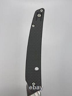 Couteau Pliant Spyderco Ikuchi 3,25 Cpm S30v Lame En Acier Fibre De Carbone/g10 Poignée
