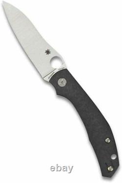 Couteau Pliant Spyderco Kapara 3.5 Cpm S30v Lame En Acier Poignée En Fibre De Carbone