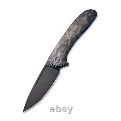 Couteau WE Knife Saakshi Liner Lock 20020C-2 CPM 20CV en fibre de carbone marbrée noire