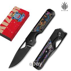 Couteau de Poche Pliant Kizer Mini Militaw Lame Drop Point M390 KI3634SA1