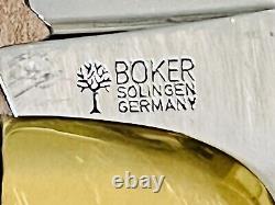 Couteau de chasse pliant Tree Brand Boker Stag Yukon Railroader Solingen Allemagne