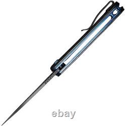 Couteau de poche pliant We Knife Saakshi Linerlock en fibre de carbone CPM-20CV 20020C2