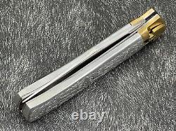 Couteau de poche pliant à lame en acier au carbone D2 fabriqué sur mesure avec étui