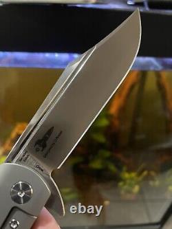 Couteau pliant Artisan Hyperion avec lame en acier S35VN, en fibre de carbone de titane, NEUF