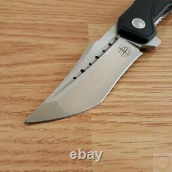 Couteau pliant Astio Begg Knives avec lame en acier D2 de 3,5 pouces et manche en G10/acier inoxydable