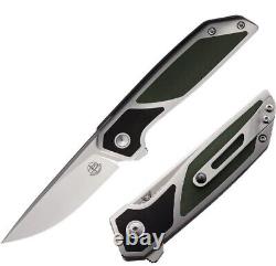 Couteau pliant Begg Knives Diamici avec lame en acier D2 et manche en G10 / acier