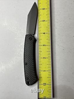 Couteau pliant Benchmade 318-2 Proper Slipjoint avec lame Clip en fibre de carbone de 2,8 pouces en S90V
