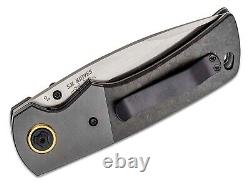 Couteau pliant Boker Plus Gulo Pro 3.31 D2, lame satinée, poignées en fibre de carbone.