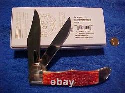 Couteau pliant Case XX USA Red Bone Hunter 6265 en acier au carbone avec étui. BzRc