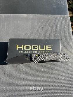 Couteau pliant Hogue Carbon Fiber DEKA COLLECTOR SERIES Clip Pt. 20CV