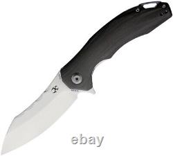 Couteau pliant Kansept Knives Spirit, lame en acier S35VN de 3,75 pouces et poignée en fibre de carbone