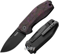 Couteau pliant LionSTEEL Nano 2.5 lame en acier CPM MagnaCut avec manche en fibre de carbone et dos en titane