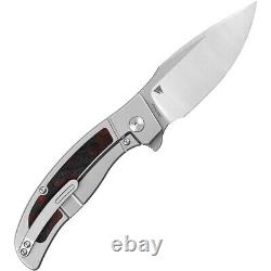 Couteau pliant QSP Knife Legatus 3.5 lame en acier M390 manche en titane/G10/fibre de carbone