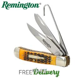 Couteau pliant Remington 2024 Bullet Le Waterfowler avec manche en os sculpté R15696