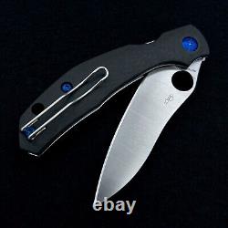 Couteau pliant Spyderco Kapara C241CFP avec manche en fibre de carbone S30v et 3 options de couleur