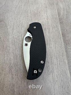 Couteau pliant Spyderco Sage 5 à verrouillage par compression C123CFPCL - Tout neuf