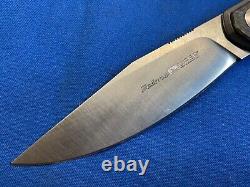 Couteau pliant Viper Knives Belone M390 Voxnaes en fibre de carbone/titane doré d'Italie