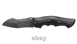 Couteau pliant Viper Rhino 1 avec lame en acier Uddeholm Elmax de 4,5 pouces et manche en fibre de carbone