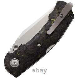 Couteau pliant Viper Turn Essential avec lame en acier M390 de 3,25 pouces et manche en fibre de carbone.