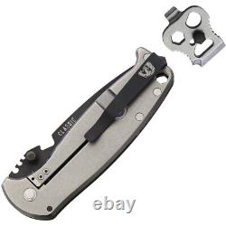 Couteau pliant à cadre classique DPx Gear HEST 3.13 en acier D2 lame en acier G10/Titane