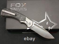 Couteaux Fox 40e Anniversaire M390 Carbon Fibre Pliant Pocket Couteau De Poche Edc