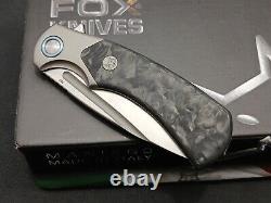 Couteaux Fox 40e Anniversaire M390 Carbon Fibre Pliant Pocket Couteau De Poche Edc