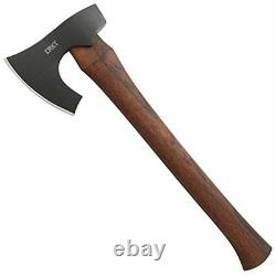 Crkt Axe Extérieure De Freyr Axe Avec Le Design De La Barbe Profonde, Lame D'acier Au Carbone Forgé, Une