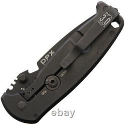 Dpx Gear Milspec 3.0 Hest Framelock Black G10 Pliant Niolox Steel Couteau 201