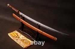 Épée de sabre militaire officielle 98Official Saber Gunto japonais aiguisée Katana de samouraï en acier plié