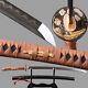 Épée De Samouraï Japonaise Katana Pliée En Acier Trempé à L'argile En Acier Au Carbone 1095