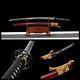 Épée De Samouraï Japonaise En Acier Plié Et Trempé à L'argile Avec Lame à Soie Complète Et Tranchante