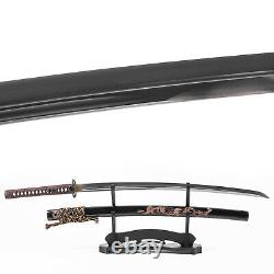 Fabriqué À La Main Damas Acier Plié Japonais Sword Katana Full Tang Saya Real Pointu