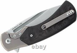 Fox 40e Anniversaire M390 3 3/4 Titanium/carbon Fibre Filper Knife Nib