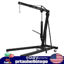 Grue de levage pliable de moteur de 2 tonnes, noir durable