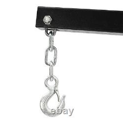 Grue de levage pliable pour moteur de 2 tonnes, noir durable