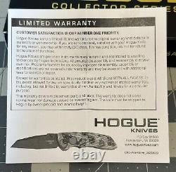 Hogue 24299-LIM Couteau pliant DEKA COLLECTOR SERIES en fibre de carbone Clip Pt. 20CV